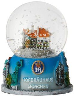 Hofbrauhaus Munchen Munich Beer Building Christmas Snowglobe: Kitchen & Dining