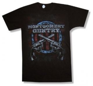 Montgomery Gentry Double Guns Black Tour T Shirt New Adult at  Mens Clothing store: Fashion T Shirts