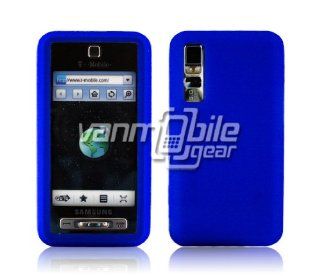 VMG For Samsung Behold T919 (Original, 1st Gen, Older Model) Soft Gel Silicone Skin Case Cover   Blue: Cell Phones & Accessories