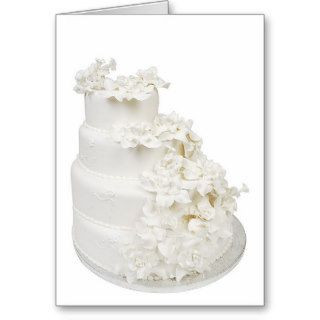 Multi Layer Wedding Cake Greeting Cards