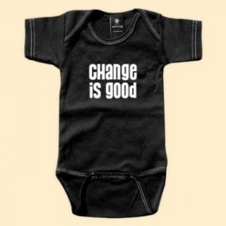 Rebel Ink Baby 319bo1824 Change Is Good  18 24 Month Black One Piece Undershirt: Clothing