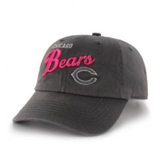 NFL Chicago Bears Women's Breast Cancer Awareness Audrey Clean Up Cap, Charcoal : Sports Fan Baseball Caps : Clothing