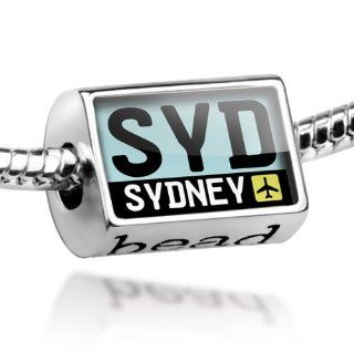 Beads "Airport code "SYD / Sydney" country: Australia   Pandora Charm & Bracelet Compatible: Jewelry