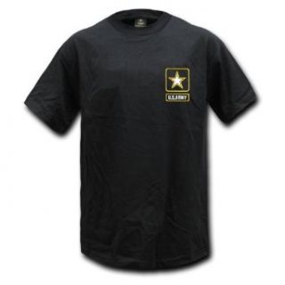 Rapid Dominance Genuine Basic Military T shirts US Army   X Large   Black   at  Mens Clothing store: Athletic Shirts