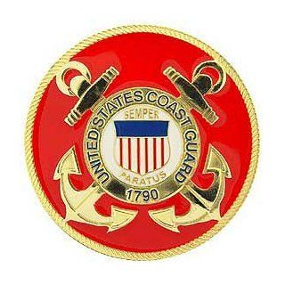 U.S. Coast Guard Car/Truck Grille Badge Emblem (3"): Automotive