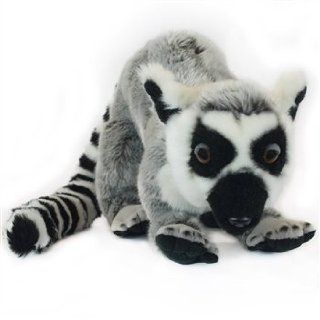 Realistic Ring tailed Lemur Stuffed Animal by SOS: Toys & Games