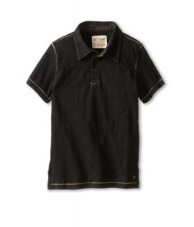 Joes Jeans Kids S/S Polo Shirt Boys Short Sleeve Button Up (Black)