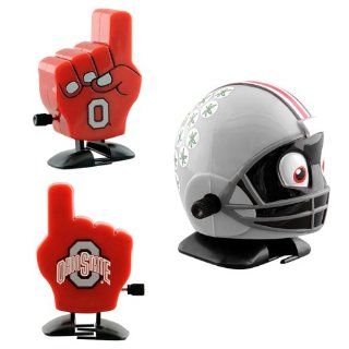 NCAA Ohio State Buckeyes Helmet and Fan Finger Wind Up Set: Sports & Outdoors