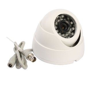 1 /4 Sharp CCD 420tvl Plastic Conch shaped 24ir LED Indoor Security Camera White  Dome Cameras  Camera & Photo