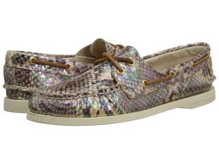Sperry Top Sider A/O 2 Eye Womens Slip on Shoes (Brown)