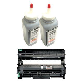 Brother TN 450 (2 pcs) Toner Refill and DR 420 (1 pc) Drum + (2 Gears + 2 Hopper Caps): Electronics