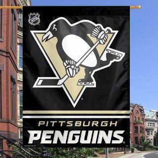 Pittsburgh Penguins 27'' x 37'' Black Vertical Banner   Sports Related Pennants