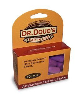 Dr. Doug's Advanced Ear Plugs, 10 Pair (Pack of 4): Health & Personal Care