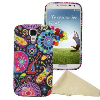 EnGive Abstract Art Painting Skin TPU Soft Cover Case for Samsung Galaxy S4 SIV I9500 with Cleaning Cloth: Cell Phones & Accessories