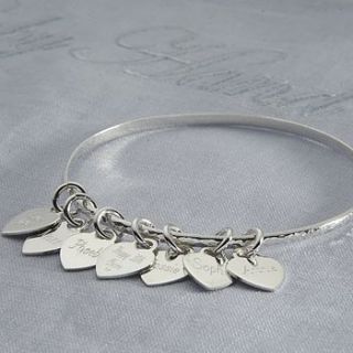 sterling silver loved ones bangle by hurley burley