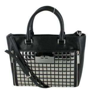 Michael Kors Natalie Tile 30H3SNLT2L Women's Handbag Purse Bag Black Shoes