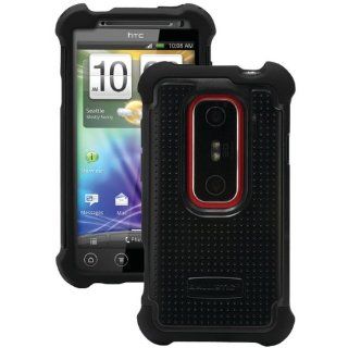 BALLISTIC SA0699 M355 HTC(R) EVO(TM) 3D SG CASE (BLACK/RED)   SA0699 M355: Cell Phones & Accessories