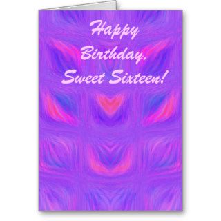 Happy Birthday Sweet Sixteen Cards