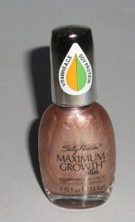 sally hunsen maximum growth plush norishing nail color,25 copper glamour: Health & Personal Care