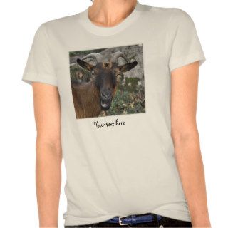 Funny face goat shirt