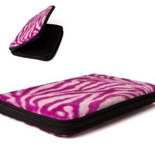 Hard Shell Snug Fit Animal Print Fur like Google Nexus 7 Tablet Carrying Case Cover with Google Play ( Pink Zebra ): Computers & Accessories