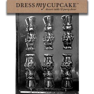 Dress My Cupcake DMCC446 Chocolate Candy Mold, Wooden Soldier, Christmas: Kitchen & Dining
