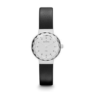 Skagen Classic Black Leather Women's Watch Skw2005 Skagen Watches