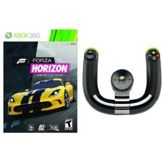 Forza Horizon Limited Edition and Xbox 360 Wireless Speed Wheel Bundle: Video Games