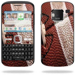 MightySkins Protective Skin Decal Cover for Nokia E5 E5 00 Cell Phone Sticker Football: Cell Phones & Accessories