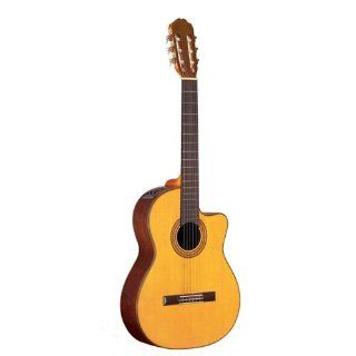 Takamine G Series EG522C Acoustic Electric Classical Guitar, Natural Musical Instruments