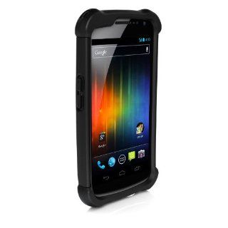 Ballistic SA0789 M005 Soft Gel Case for Samsung Galaxy Nexus   1 Pack   Carrying Case   Retail Packaging   Black Silicone/Black TPU/Black PC: Cell Phones & Accessories