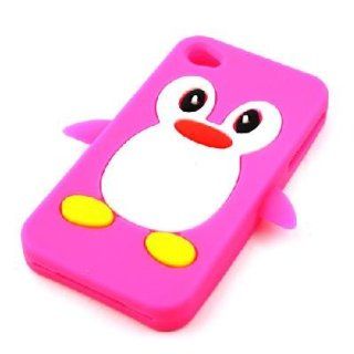 Shopinthebox Cartoon Case/Skin for iPhone 4/4S of Cute Penguin Silicone: Cell Phones & Accessories