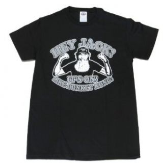 Duck Dynasty Uncle Si HEY Jack ITS on Like Donkey Kong Black T Shirt (2x Large): Clothing