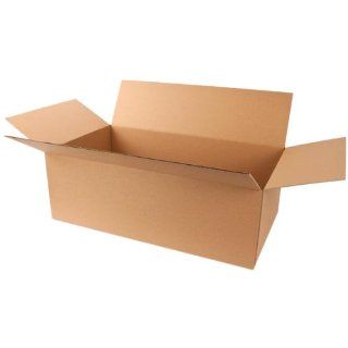 Pratt PRA0338 Recycled Corrugated Cardboard Double Wall Heavy Duty Box with BC Flute, 16" Length x 12" Width x 12" Height, (Pack of 15) Box Mailers