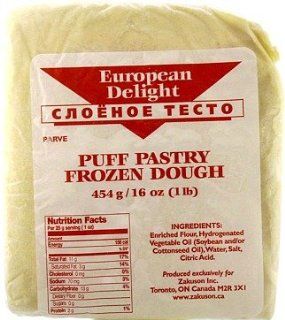 Puff Pastry Frozen Dough ( 454g / 16oz )  Puff Pastry Sheets  Grocery & Gourmet Food
