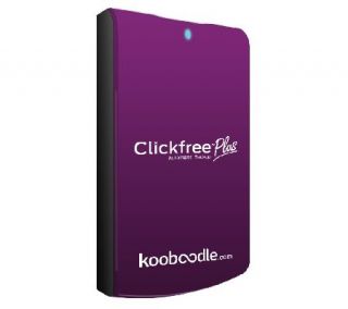 Clickfree 1TB Portable Hard Drive with Complete Backup —