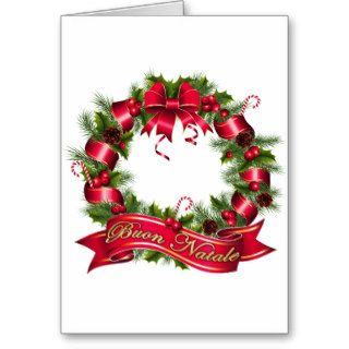 buon natale greeting cards