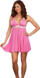 Plus Size Hot Pink Clubwear Dress with Matching Thong  3X/4X: Adult Exotic Dresses: Clothing