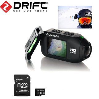 Drift HD GHOST Wi Fi Full 1080p Wearable Action Camera with Built In 2" Gorilla Glass LCD Screen + Drift Wireless Remote + LEXSpeed 32GB MicroSD Memory Card Class 10 : Sports And Action Video Cameras : Camera & Photo