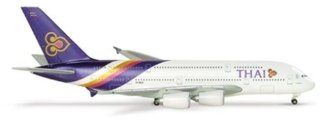 Herpa Wings Thai Airways Airbus A380 800 1/500 Diecast Model: Toys & Games