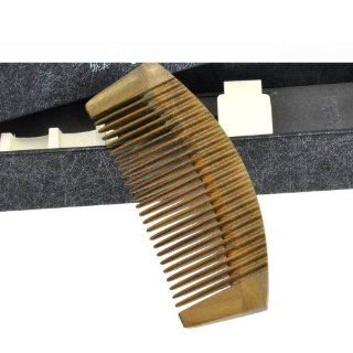 High Quality&Delicate Green sandalwood comb for your hair health with gift box TC33: Health & Personal Care
