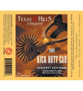2010 Texas Hills Vineyard Kick Butt Cabernet Sauvignon 750 mL: Wine