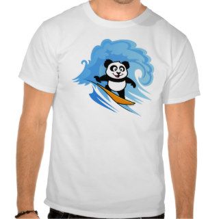 Surfing Panda Tee Shirt