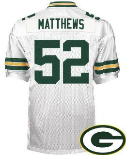 Sales Promotion   KIDS NFL Authentic Jerseys Green Bay Packers #52 Clay Matthews III WHITE Football Jersey SIZE Large (ALL are Sewn On and Stitched) : Sports Fan Football Jerseys : Sports & Outdoors