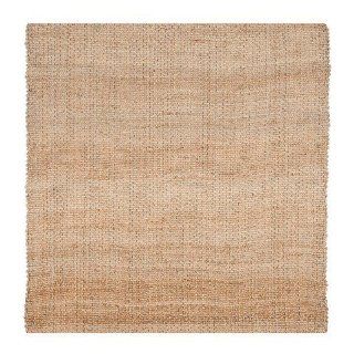 Safavieh NF452A Natural Fibers Collection Sisal Square Area Rug, 6 Feet, Natural  