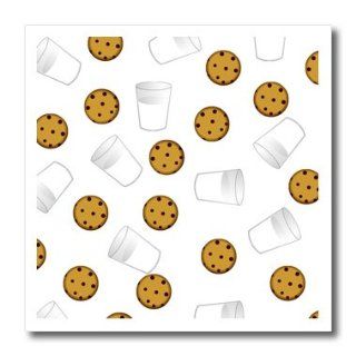 ht_43206_3 Janna Salak Designs Sweet Treats   Cute Cartoon Milk and Chocolate Chip Cookies on White   Iron on Heat Transfers   10x10 Iron on Heat Transfer for White Material Patio, Lawn & Garden