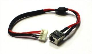 Toshiba Satellite L455 S5975 Compatible Laptop DC Jack Socket With Cable: Computers & Accessories