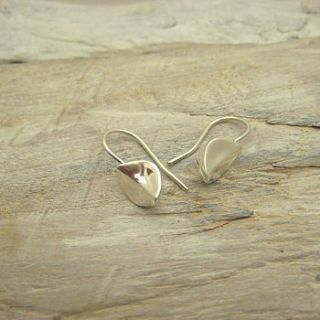 abstract leaf earrings by tigerlily jewellery