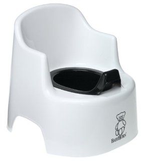 Baby Bjorn Large Potty Chair White  Toilet Training Potties  Baby