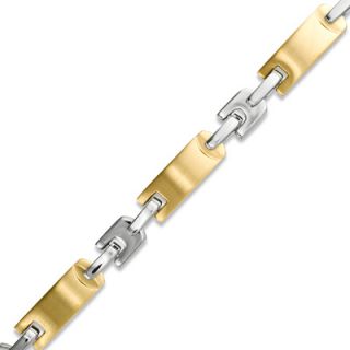 bracelet in polished two tone stainless steel 9 orig $ 59 00 now $ 50